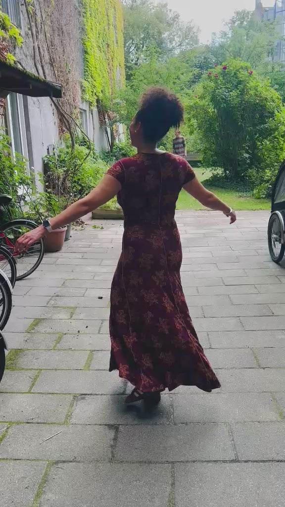 Luna Dress by Lunaré – product video, lifestyle footage showing fit, drape and fabric detail.